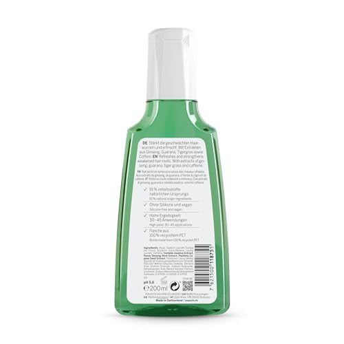 Rausch Ginseng Caffeine Shampoo 200ml - Hair Revival & Stimulating Cleanser