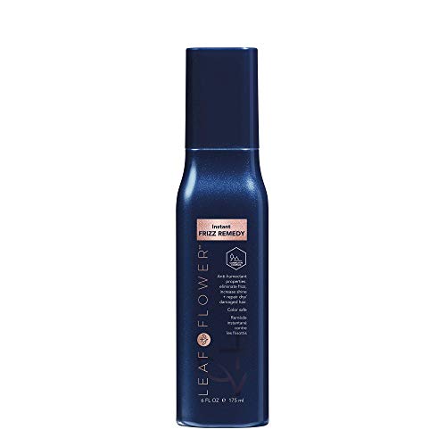 Leaf & Flower Frizz Control Hair Serum - Heat Activated, 6oz / 180ml