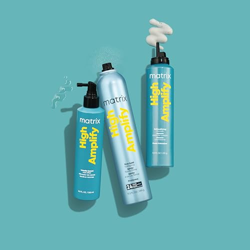 Matrix High Amplify Wonder Booster Root Lifter Spray - Provides Extreme Volume & Body, Boost Structure in Fine Hair, Thin & Limp Hair, Flexible Hold, 8.5 Fl Oz, Vegan