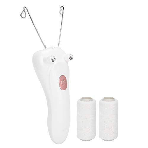 Electric Threading Hair Removal Epilator for Women - USB Body & Face Hair Removal Machine with Cotton Threads