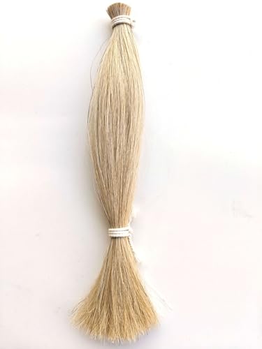 Horse Hair Natural White 1/4 lb - Undyed, Unbleached Equestrian Crafting