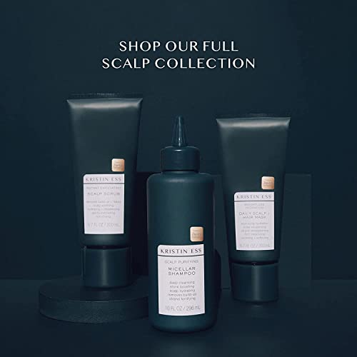 Kristin Ess Hair Weightless Hydration Daily Scalp + Hair Mask - Soothes Scalp, Hydrates Hair, Rebalancing Treatment, Frizz Minimizing, Vegan, Color & Keratin Safe, 6.7 fl oz