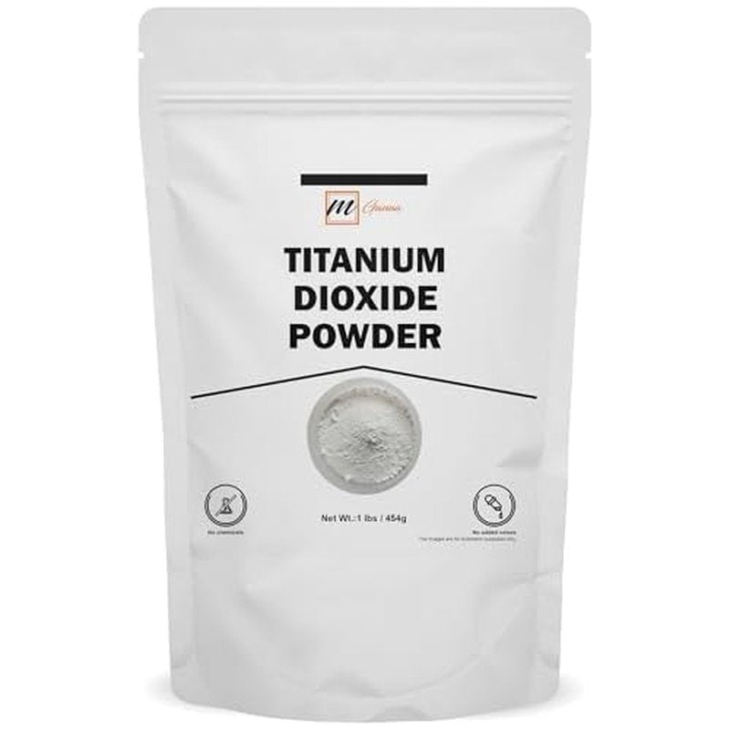 100% Natural Non-Nano & Uncoated Titanium Dioxide Powder for Skin Hair and Health Care 1 LBS / 454 GMS