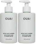 OUAI Detox Facial Cleanser 7.8 fl oz Pack of 2 – Glycolic Acid + Niacinamide & PHA Deep Cleansing
