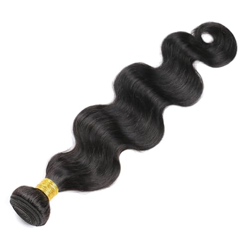 18 Inch Body Wave Human Hair Bundle - Natural Black Virgin Brazilian 8A 100g - Variation #1B-Natural Black