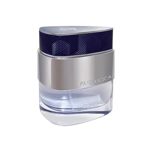 Rue Broca Theoreme Eau de Parfum Spray For Men - Pour Homme, Citrus Amber Patchouli, 3 Fl Oz