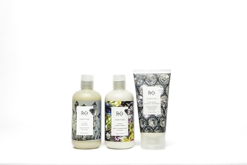 Hair Care Gift Set - Color-Protecting Shampoo, Conditioner & Glossing Treatment