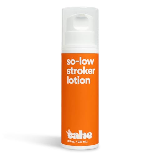 Hello Cake So-Low Stroker Lotion - 8 Fl Oz Solo Pack, Moisturizing Lubricant