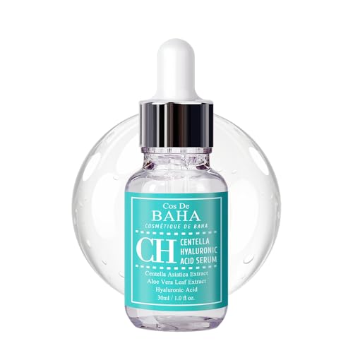 Cos De BAHA Centella Serum 1 Fl Oz ? Lightweight Cica Serum with Centella Asiatica Extract, Madecassoside & Hyaluronic Acid for Sensitive-Feeling Skin (30 ml)