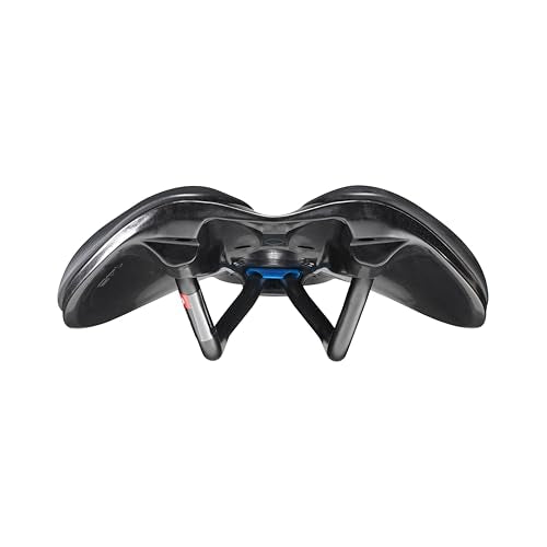 Cycling Saddle - Novus Evo Boost Superflow Unisex Bike Seat 248x145mm Black