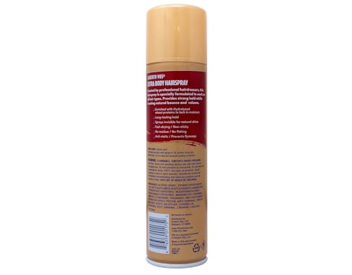 VO5 Extra Body Hairspray 8.5oz - Long Lasting Clear Hold Pack of 4