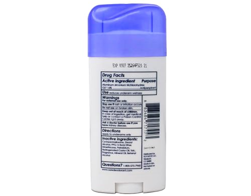 Sure Unscented Invisible Anti-Perspirant Deodorant Stick 2.60 oz Pack of 10