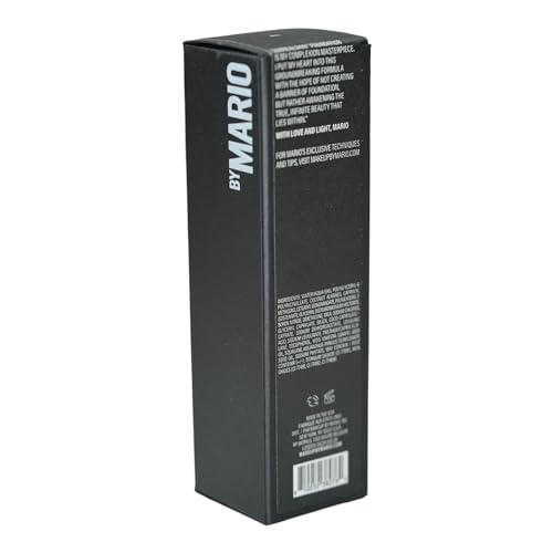 MAKEUP BY MARIO SurrealSkin Liquid Foundation, Liquid Formula, Vegan, Long-wearing coverage, Hydrating, Natural Finish, Size 30 mL (17N - medium with neutral undertone)