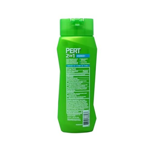 Pert Anti-Dandruff 2 in 1 Shampoo and Conditioner - Advanced Shampoo Conditioner with 2 Percent Salicylic Acid - Dandruff Shampoo with Zinc - 13.5 oz