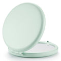 Cyan Compact Pocket Mirror 2.5 Inch Double-Sided Makeup Mirror with 1X & 2X Magnification - 12 Pieces