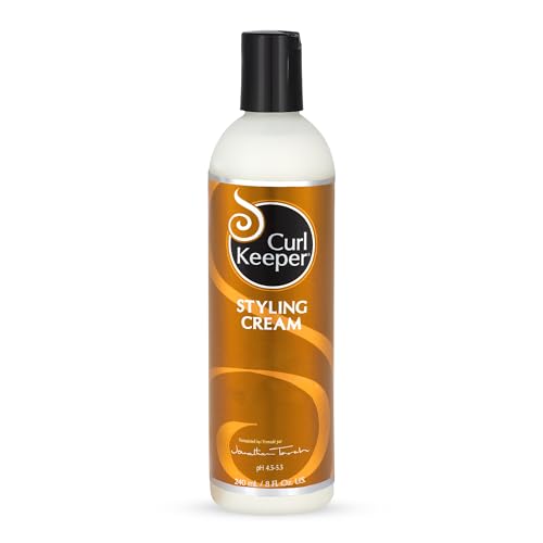 Curl Keeper Hair Styling Cream for Curly Hair - 8 Fl Oz, Frizz-Free & Moisturizing, Silicone-Free - Variation of THIS listing