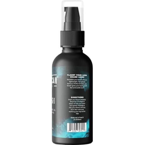 American Shaving Co. Swash Beard Oil for Men | Made With Jojoba Oil | Lightweight, Non-Greasy Beard Conditioner & Softener | Natural Oil for Thicker Beard | Beard care products for men | Made in USA