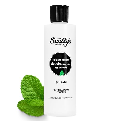 Natural Deodorant Refill - Mint & Grapefruit, 9oz, Aluminum-Free, Long-Lasting