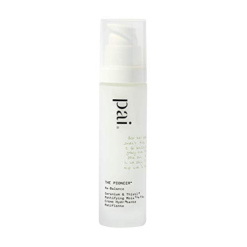 Vegan Combination Skin Moisturizer with Geranium and Thistle Oil - Rebalancing & Mattifying, 1.7 Fl Oz