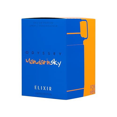 Armaf Odyssey Mandarin Sky Elixir Eau de Parfum Spray for Men - Limited Edition 3.4 oz