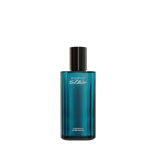 Davidoff Cool Water Aftershave Splash for Men 2.5 Fl Oz - Cooling, Hydrating, Reduces Irritation