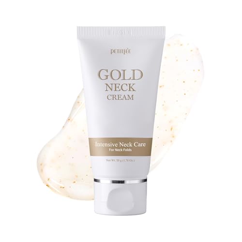 Gold Neck Cream - Firming Anti-Aging Skin Care with 24K Gold & Peptides