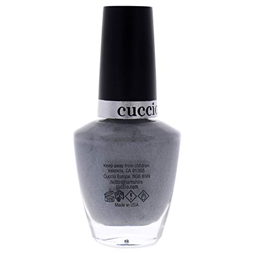 Cuccio Colour Nail Polish - Explorateur - Nail Lacquer for Manicures & Pedicures, Full Coverage - Quick Drying, Long Lasting, High Shine - Cruelty, Gluten, Formaldehyde & 10 Free - 0.43 oz, Gray, CCPL1236