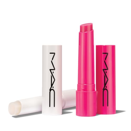Lip Gloss Duo - Clear & Pink Plumping Lipstick Set, Hydrating & Glossy