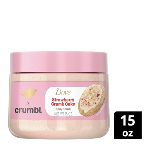 Dove Moisturizing Strawberry Crumb Cake Body Wash & Scrub Set - Limited Edition