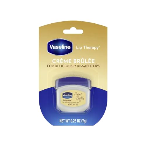 Vaseline Lip Therapy Creme Brulee Lip Balm Pack of 9 - Hydrating & Softening