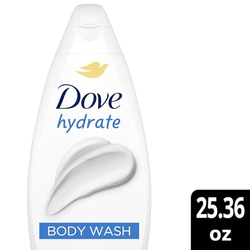 Dove Body Wash Hydrate 4-Pack ? Moisturizing Cleanser for Smooth, Soft Skin, 25.3 Oz Ea