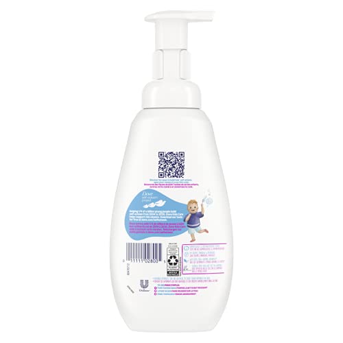 Dove Kids Foaming Body Wash Cotton Candy Pack of 4 - Gentle, Tear-Free Skin Care
