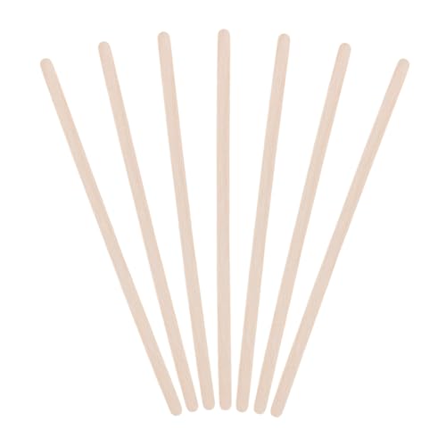 300/600/1200 Pieces Disposable Wood Stick Beauty Spatulas Log Hair Removal Wax Coating and Eyebrow Trimming Wooden Stick (1200pcs)