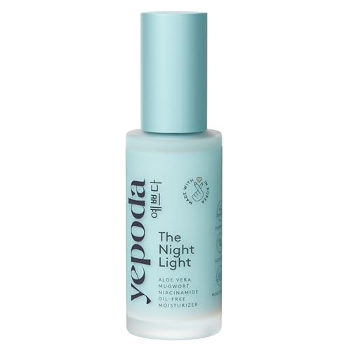 Yepoda 1.69 Fl Oz Vegan Night Moisturizer with Aloe Vera & Mugwort - All Skin Types