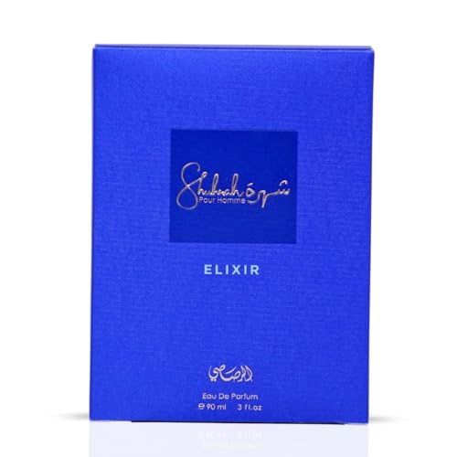RASASI Shuhrah Elixir Pour Homme Eau De Parfum 90ml - Long-Lasting Woody Spicy Cologne