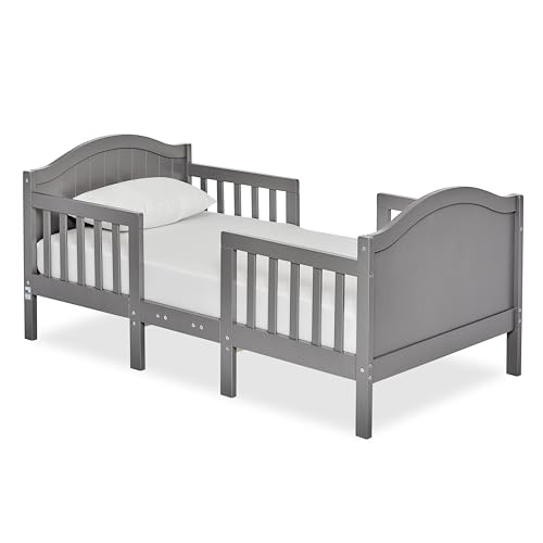 Dream On Me Portland 3-in-1 Convertible Toddler Bed with Safety Rails - Storm Grey / Toddler Bed Only