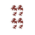 AwwwCos Cosplay Temporary Tattoos Tattooing Face Stickers for Halloween Costumes A