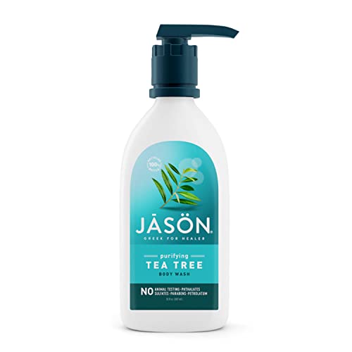 JASON Natural Body Wash & Shower Gel, Revitalizing Citrus 30 Oz & Purifying Tea Tree 30 Oz