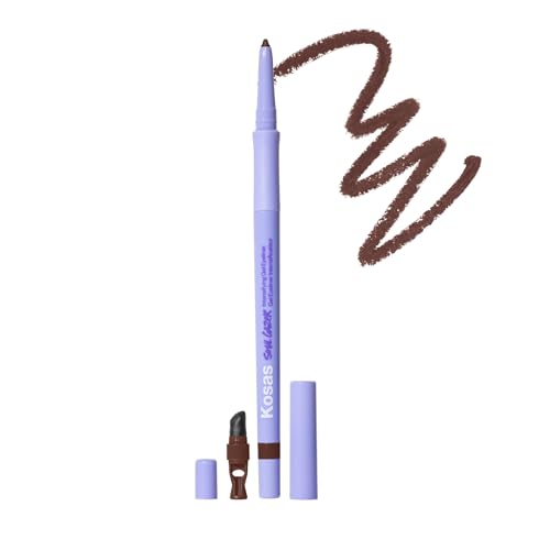 Kosas Soulgazer Waterproof Gel Eyeliner - Warm Brown Matte