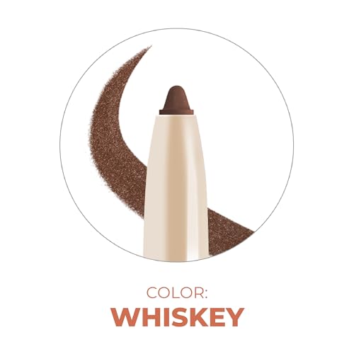 Beauty For Real I-Line 24-7 Eyeliner, Whiskey - Brown Copper Shimmer - Long-Wearing, Waterproof Gel Formula - Safe for Sensitive Eyes & Contact Lens Wearers - 0.01 oz