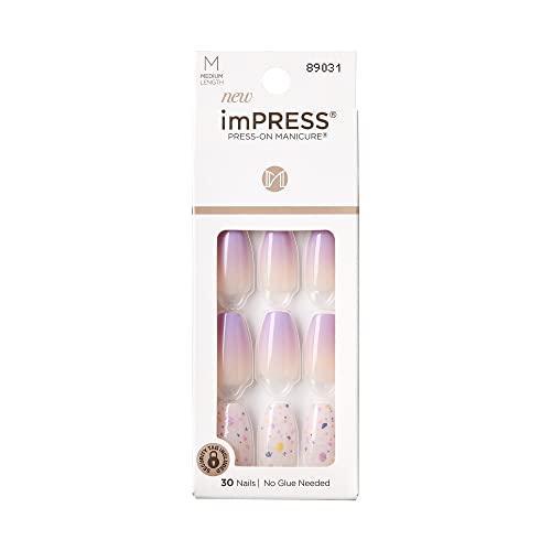 KISS imPRESS No Glue Mani Press On Nails, Design, All I Want'