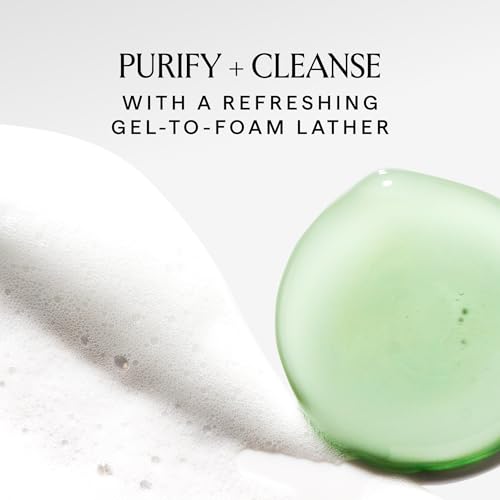 HERBIVORE Aquarius BHA + Blue Tansy Clarifying Gel Cleanser 3.38 Fl Oz - Deep Pore & Oil Control