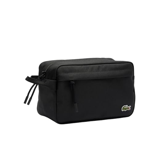 Lacoste Neocroc Unisex Toiletry Bag - Black, One Size