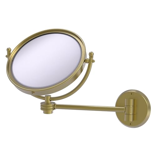 Allied Brass WM-5D/5X-GLT 8 Inch Wall Mounted Make-Up Mirror 5X Magnification, Glokzin Teal
