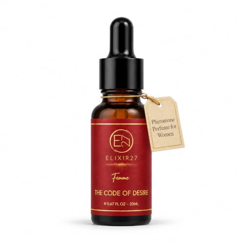ELIXIR27 Pheromone Perfume Oil for Women, Vanilla Raspberry Jasmine, 0.7 Oz