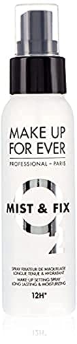 Make Up For Ever Mist & Fix Makeup Setting Spray 100ml / 3.38 Fl Oz - Alcohol-Free, Long-Lasting, Skin Protecting