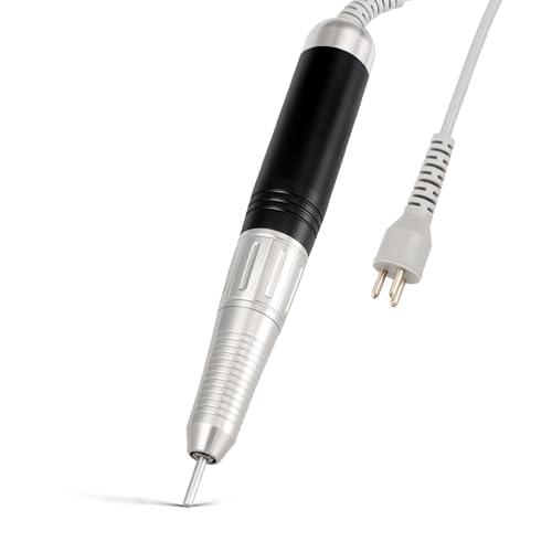 Black Nail Drill Handpiece Compatible with KUPA UP200 KP55 KP60 KP5000 - 30,000RPM Professional Manicure Tool