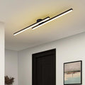 Modern Ceiling Light Fixture with Remote - Black Sputnik 43.3 Inch Dimmable LED Lamp