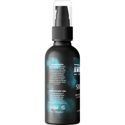 American Shaving Co. Swash Beard Oil for Men | Made With Jojoba Oil | Lightweight, Non-Greasy Beard Conditioner & Softener | Natural Oil for Thicker Beard | Beard care products for men | Made in USA