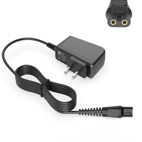 Superer 15V Charger Fit for Philips Norelco HQ8505 3000 5000 6000 7000 9000 Series, Multigroom MG5750 MG7750 MG7770 MG7790 QP6531 BG7030 BG7040 BG5025 S9987 Shaver Trimmer Power Cord
